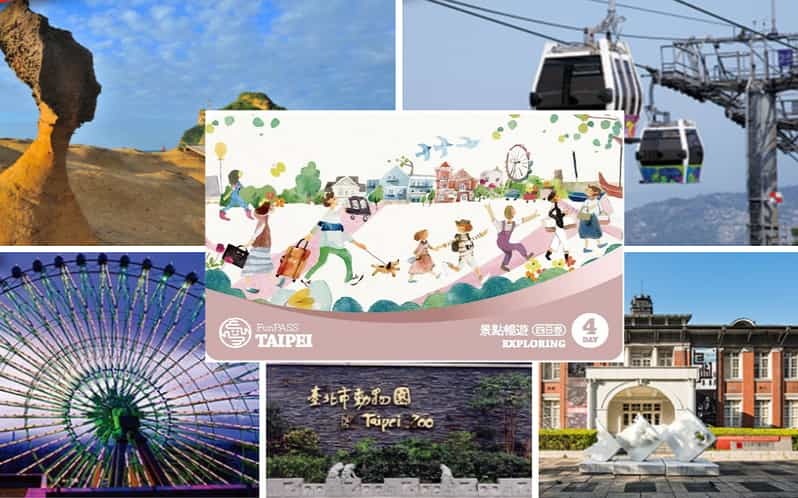 TPE Pickup: Exploring Pass - 30 Attractions & Transport Card - Attraction Highlights