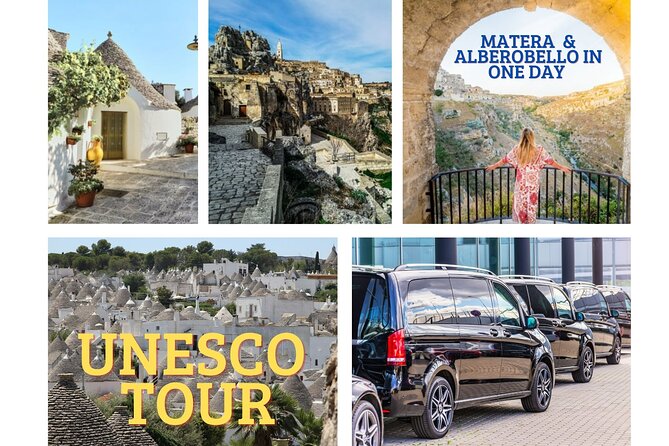 Unesco Tour From Polignano: Guided Tour of Alberobello and Matera - Inclusions