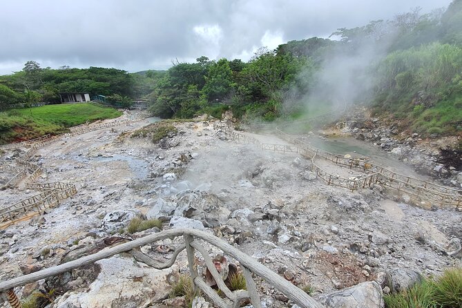 Volcano-3waterfalls-Horses -Hotsprings -Mudbath-Hanging Bridges - Cascading Waterfalls Exploration