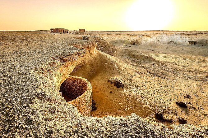 West Coast Tour, Zekreet, Richard Serra Sculpture, Mushroom Rock Formation - Richard Serras East-West Sculpture