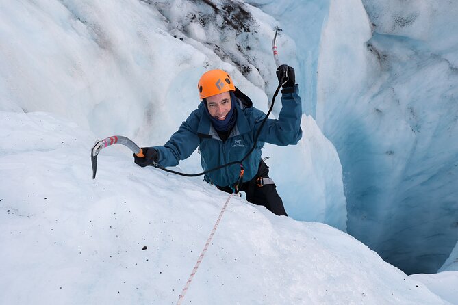 Winter Ice Cave + Climbing Private Photoshoot - 20 Shot Package - Included Equipment