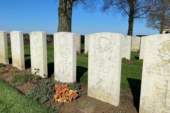 WW1 Canadian Focused Tour Including Vimy Ridge - Inclusion Details