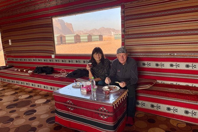 1 Day & 1 Night | Stay & Jeep + Camel Tour in Wadi Rum | Magic Bedouin Star - Tour Itinerary