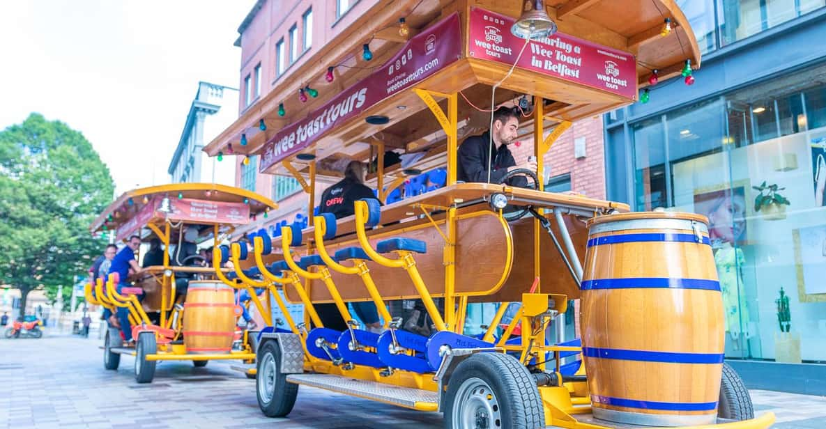 Belfast: City Centre Beer Bike Tour - Itinerary Details