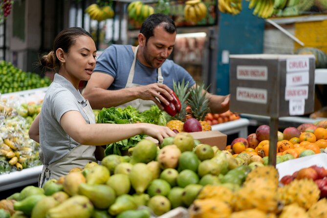 Bogota Tour Offbeat, Farmers Market Tejo Monserrate Cacao Beer - Vibrant Local Markets