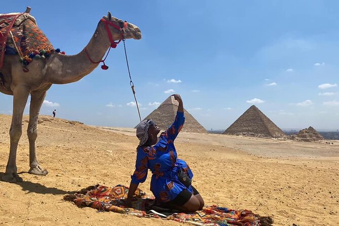 Camel Ride and ATV Quad Bike Around Giza Pyramids - Souvenir Shopping at Local Bazaars