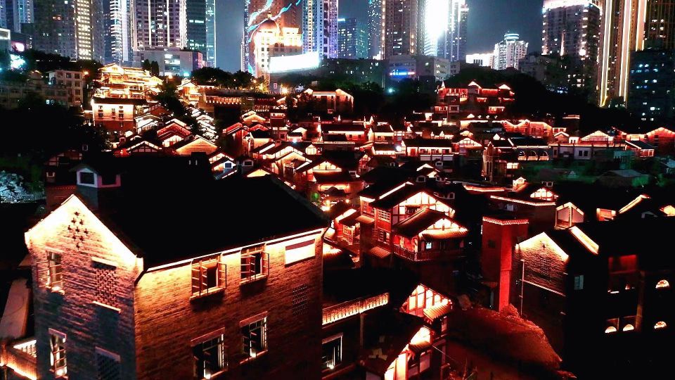 Chongqing: Illuminated Night Tour With Cruise or Hot Pot - Itinerary Details