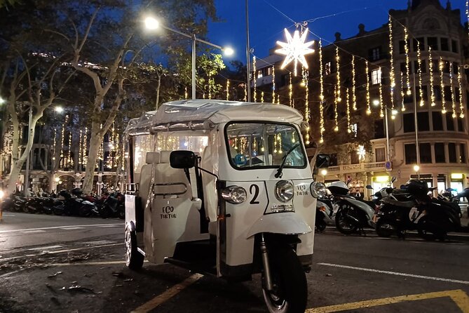 Christmas Lights Tour of Barcelona in Private Eco Tuk Tuk - Knowledgeable and Friendly Guides