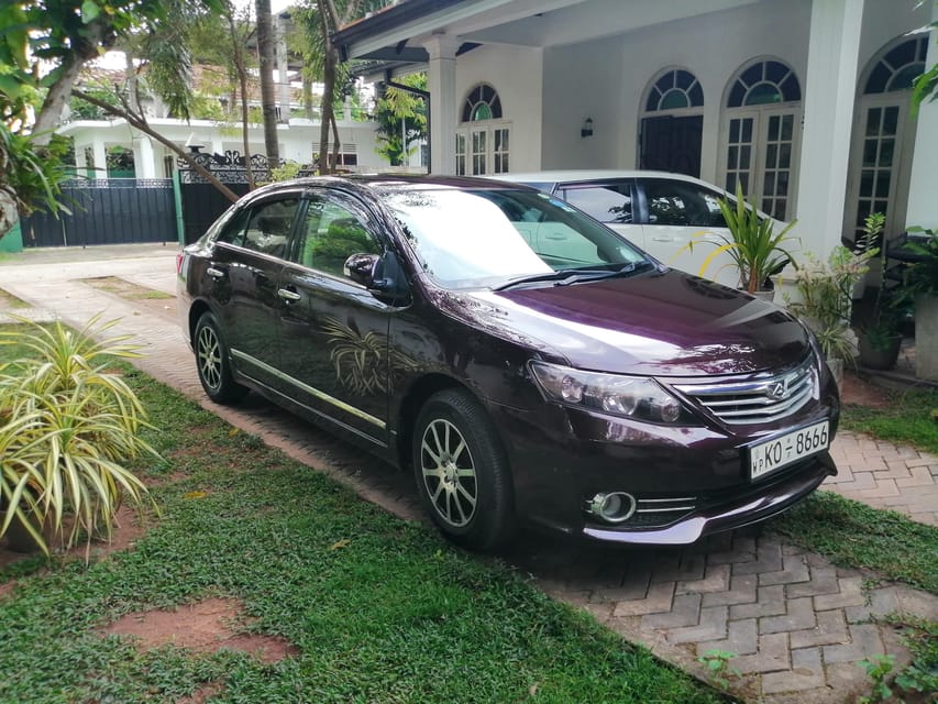 Colombo Airport Transfer: Trincomalee / Nilaveli - Pickup and Driver Details