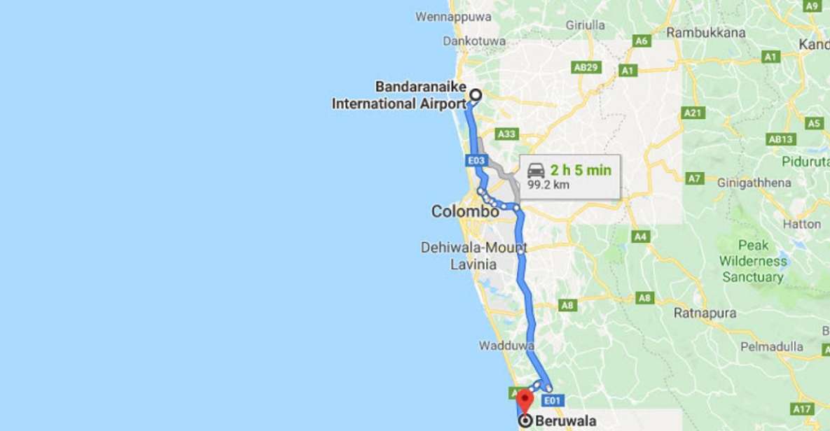 Colombo: CMB Airport to Beruwala City Private Transfer - Transfer Experience