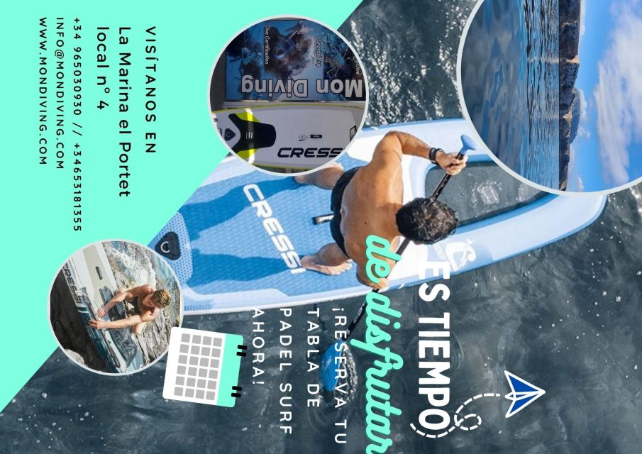 Dénia: Paddle Surfboard Rental - Pricing Details