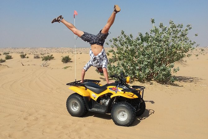 Dubai Desert Morning Tour in 4WD Vehicle: Camel Ride, Quad Bike Tour, Sandboarding, and Camel Farm - Safety Guidelines