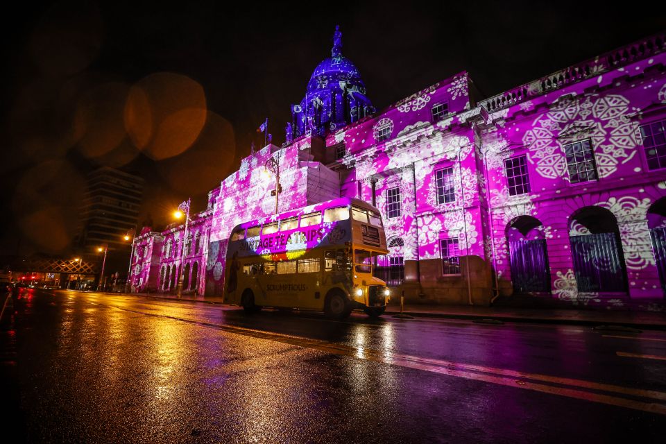 Dublin: Christmas Lights Festive Bus Tour With Afternoon Tea - Afternoon Tea Delights