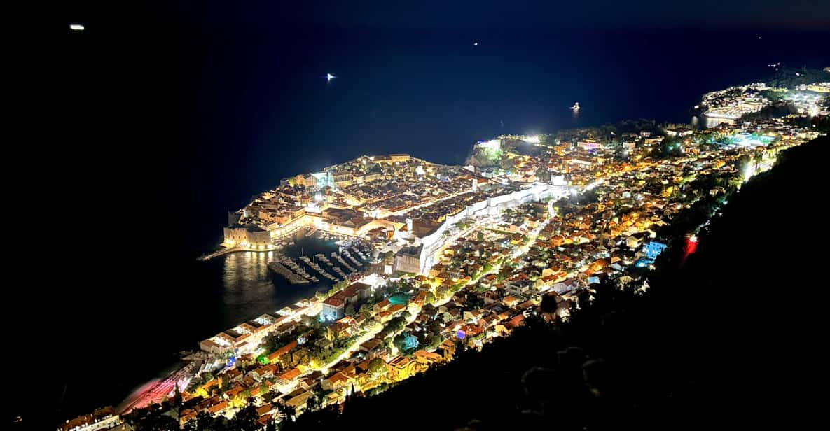 Dubrovnik Night Drive: Lights of the Adriatic - Iconic Landmarks