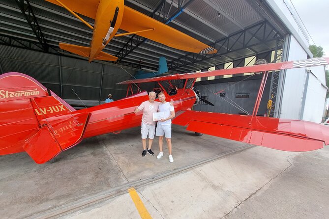 Flight Experience in Stearman Biplane Plane in Mendoza - Preparing for the Flight