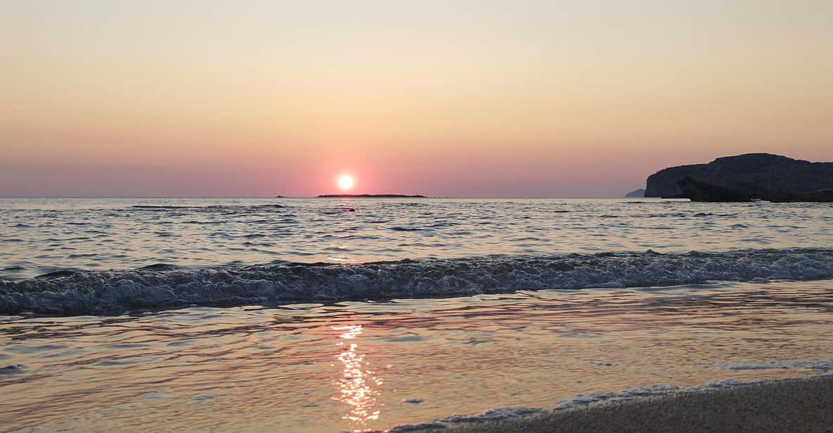 From Chania: Falassarna Sunset and Free Sunbeds - Pickup and Transportation