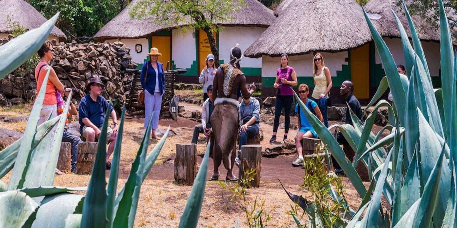 From Johannesburg : Lion Park Tour With Lesedi Village Tour - Discovering Lesedi Cultural Village