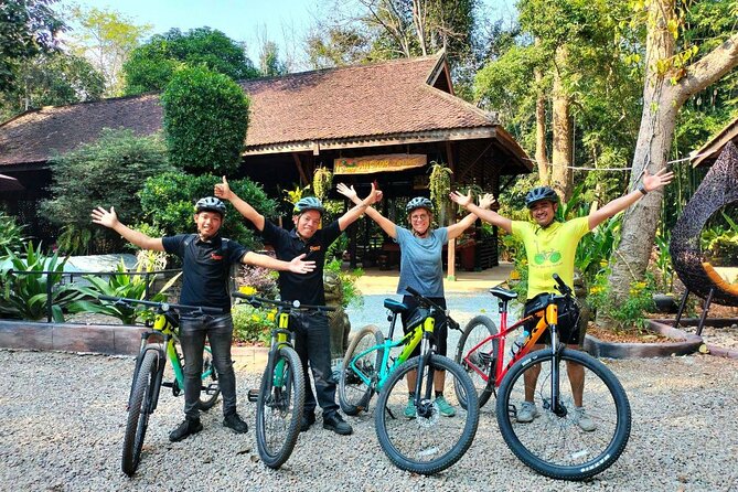 Full-Day Bike Tour in Siem Reap With Zipline - Inclusions and Equipment