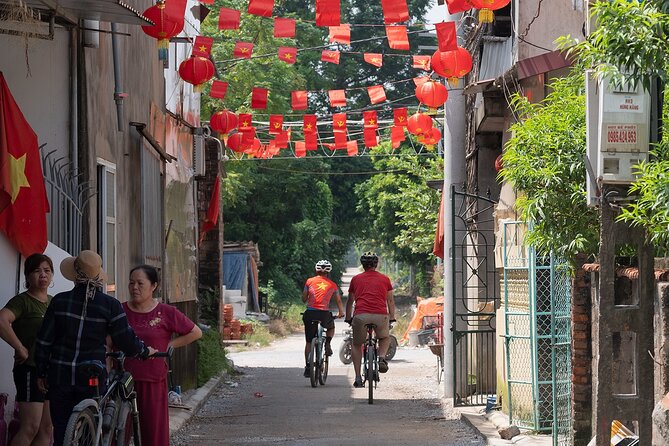 Full-Day Red River Bike Tour From Hanoi With Lunch and Pickup - Key Stops Along the Route