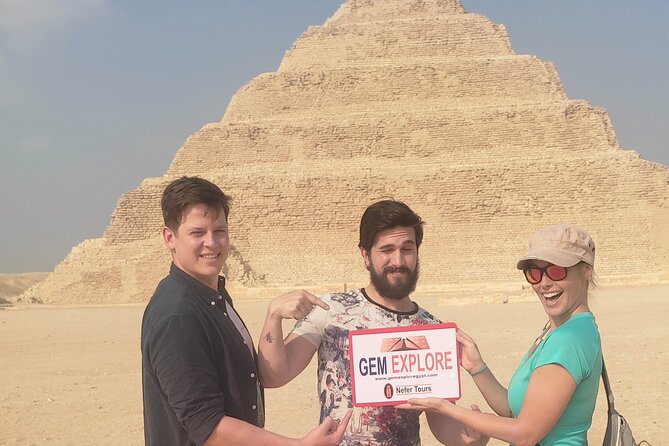 Full Day Tour Giza Pyramids, Sphinx, Saqqara &Dahshur Pyramids - Itinerary and Key Sites