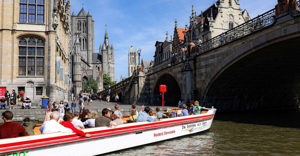 Ghent: 40 Minute Medieval Center Guided Boat Tour - Highlights of the Tour