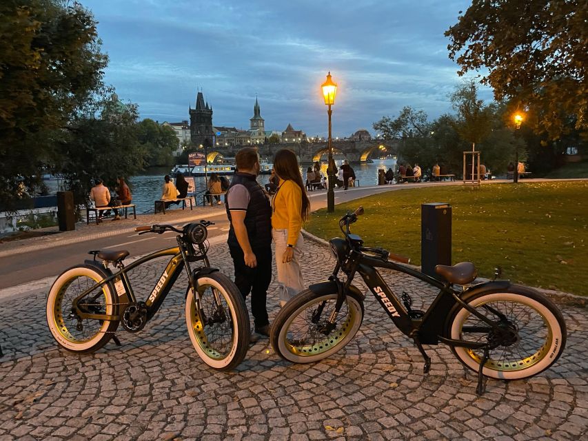 Gorgeous Prague Night Retro E-Bike Tour ( Live Guided ) - Tour Features