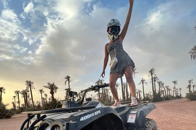 Half-Day Quad Bike in the Palmgrove & Rock Desert - Tour Equipment Provided