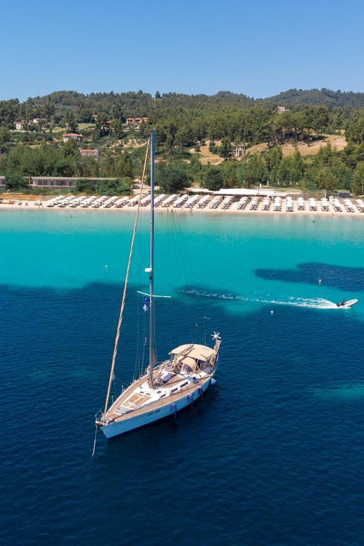 Halkidiki: Explore Kelifos Island and Porto Carras Bays - Yacht and Skipper