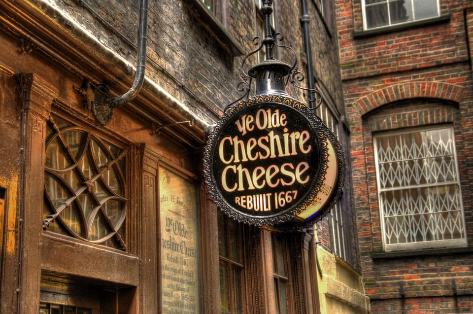 Historic London Pubs Tour 1 - The Pub Crawl - Meeting and Pickup