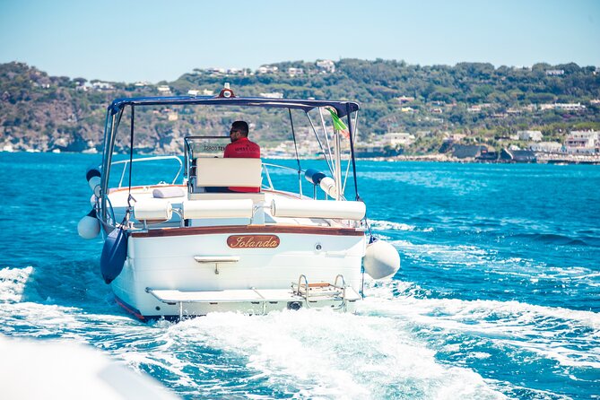Ischia Island Private Excursion on Gozzo Aprea Milano 8,3m - Visiting SantAngelo