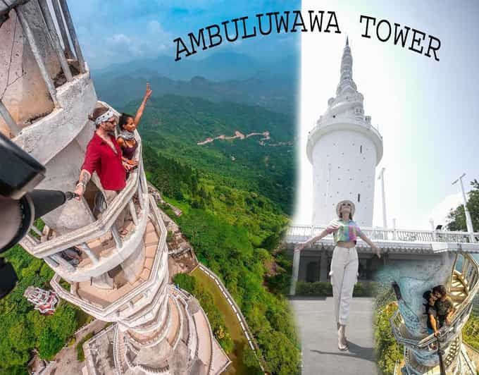 Kandy To Ambuluwawa Tower & Ihala Kotte Day Tour By Tuk Tuk - Ambuluwawa Tower