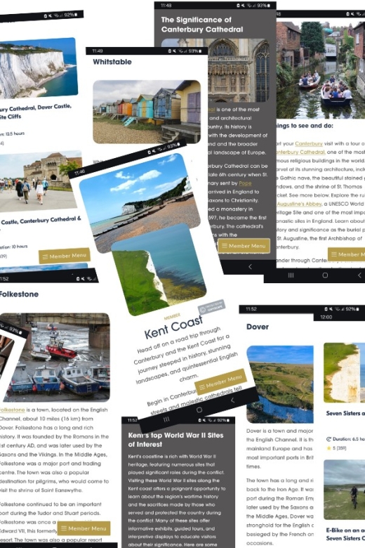 Kent Coast: Online Travel Guide & Maps - Destinations and Attractions