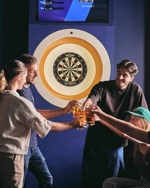 Les Petites Flèches: the Only Interactive Dart Bar in Paris! - Small Group Setting