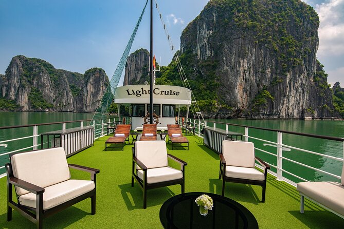Light Cruise - Halong Deluxe Day Cruise With Small Group on Boat - Activities on the Water