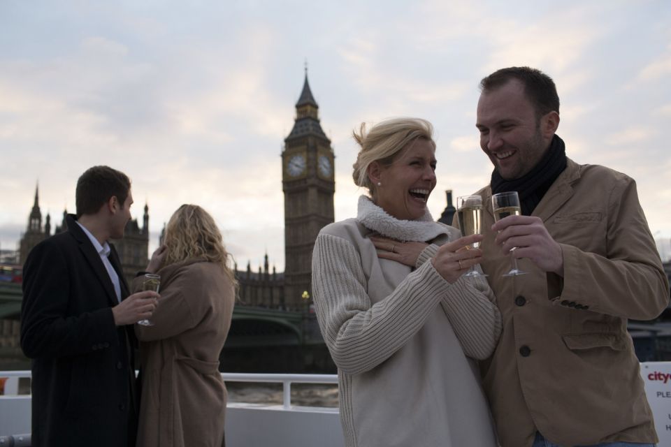 London: River Thames Evening Cruise With Bubbly and Canapés - Inclusions