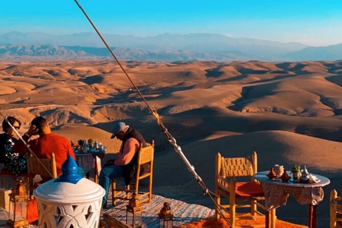 Marical Dinner and Camel Ride at Sunset in Desert of Marrakech - Camel Ride Experience