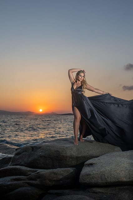 Naxos Flying Dress Photo Shooting - Photoshoot Experience