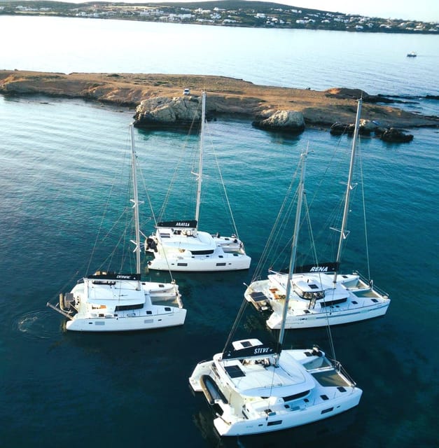 Naxos: Private Sunset Catamaran Cruise With Dinner - Booking Information