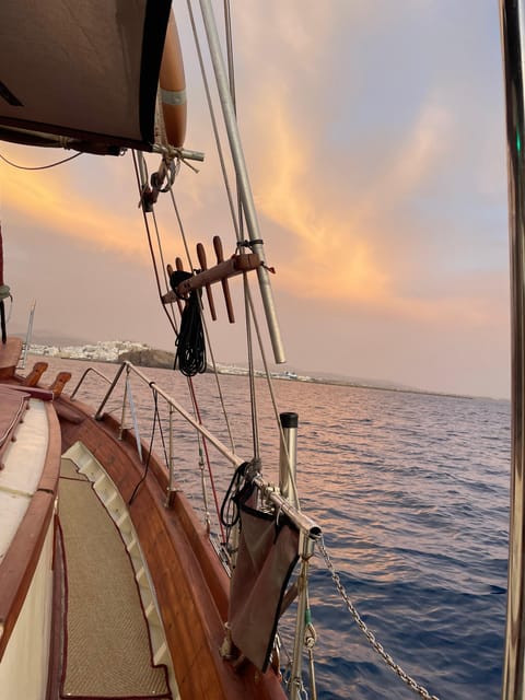 Naxos: Sunset Cruise With Wine and Snacks - Sunset Views Over the Aegean
