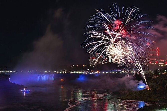 Night on Niagara Small Group Tour W/Fireworks Boat Cruise +Dinner - Fireworks Boat Cruise