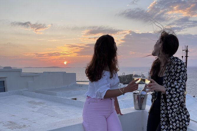 Old Town and 16th Century Mansion Tour in Naxos Terrace View - Sunset Rooftop Views