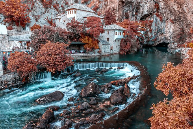 ONE WAY - Sarajevo > Dubrovnik + Day Tour Mostar,Blagaj,PočItelj &Kravice Falls - Blagaj and the Dervish House