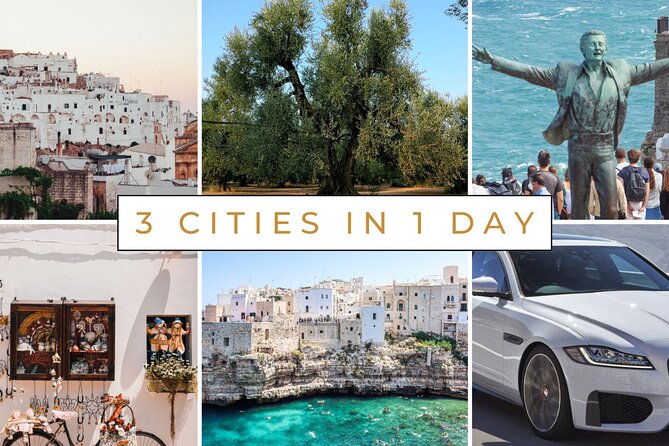 Ostuni, Locorotondo & Polignano: Private or Group Tour From Bari - Meeting Points and Accessibility