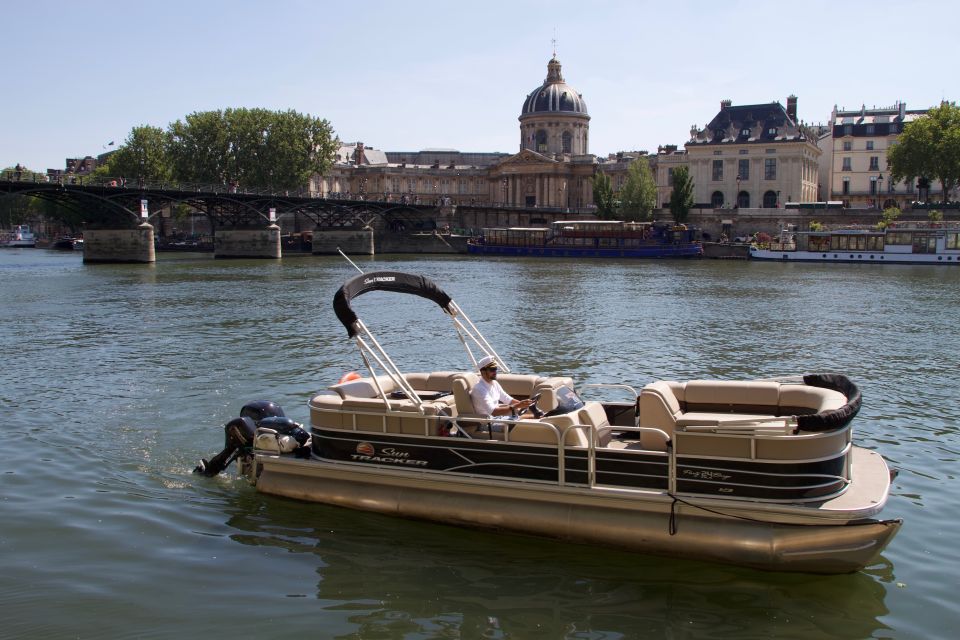 Paris: Seine River Private Guided Pontoon Boat Cruise - Meeting Point and Important Information