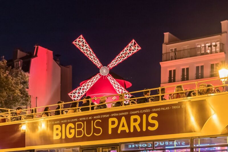 Paris: Sightseeing Night Tour by Open-Top Bus - Sights and Highlights