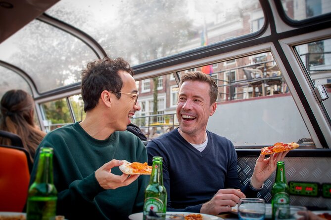 Pizza Cruise in Amsterdam Including Drinks and Ice Cream - Illuminated Landmarks Along the Way
