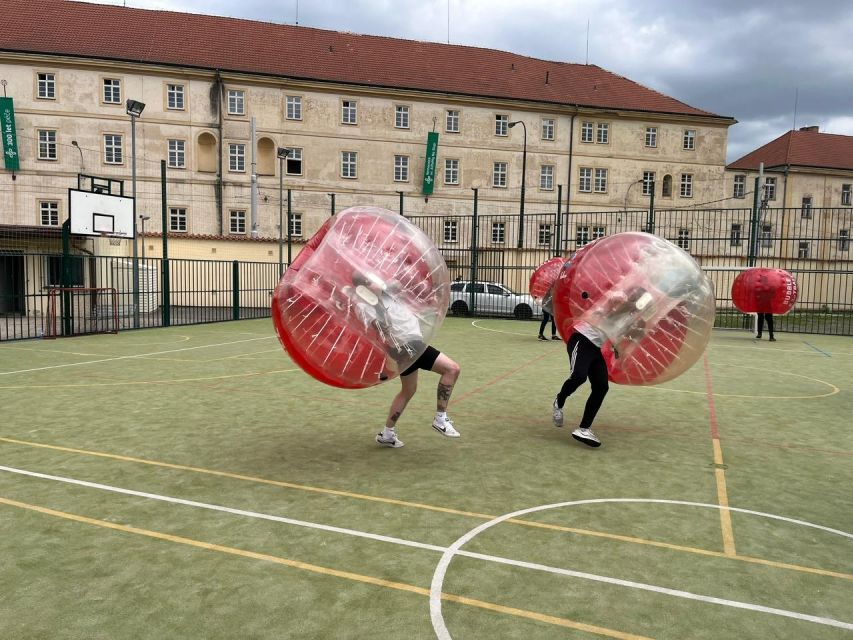 Prague: Bubbles Football in City Centre of Prague - Safety and Restrictions