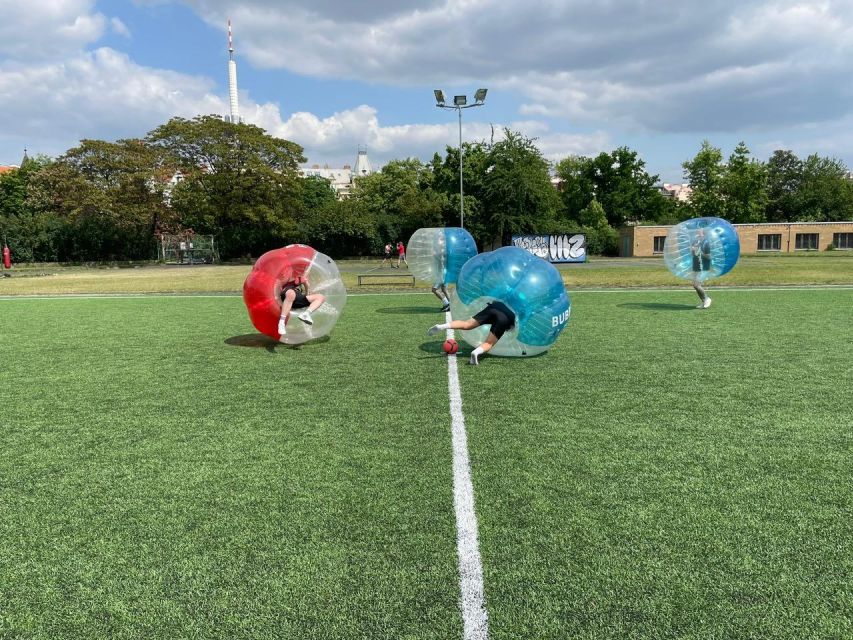 Prague: Bubbles Football - Zorb Football in the Center - Meeting Location and Facilities