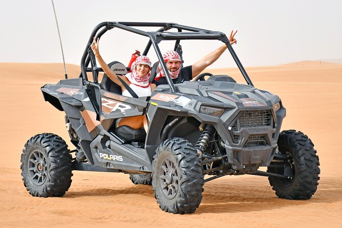 Premium Desert Safari Dune Buggy Camel Ride Sandboard & BBQDinner - Transportation and Pickup