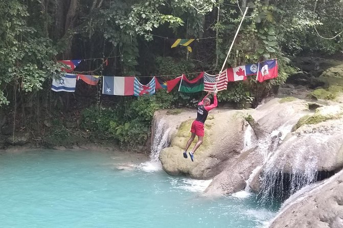 Private Blue Hole Secret Falls & River Tubing With Transportation - Exploring the Blue Hole
